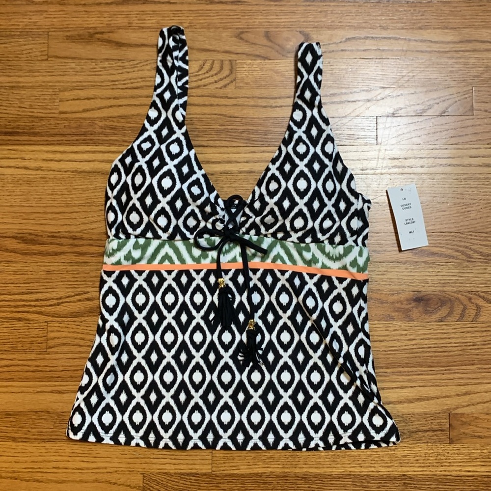La Blanca swimsuit - desert dunes tankini top (one strap needs alteration)